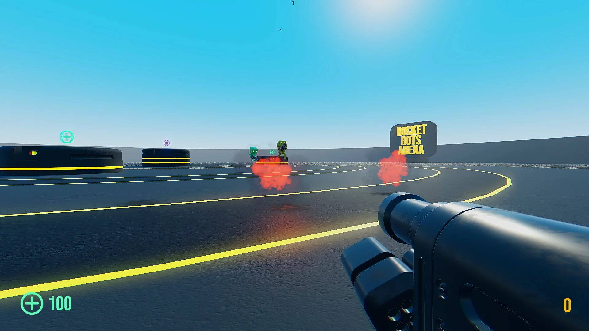 Изображение игры: Rocket Bots