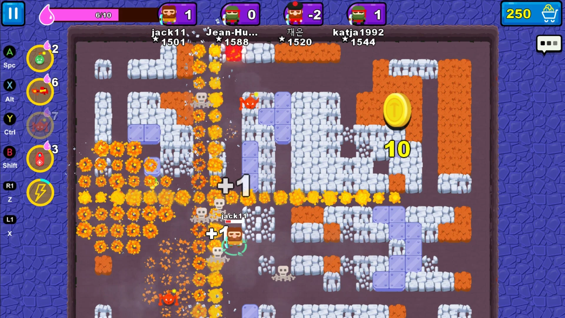 Изображение игры: Dig Bombers