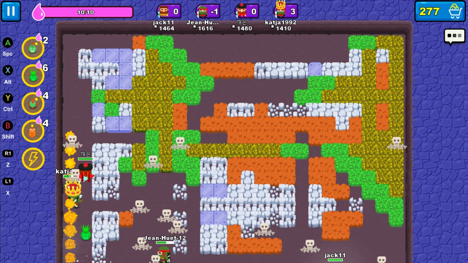 Изображение игры: Dig Bombers