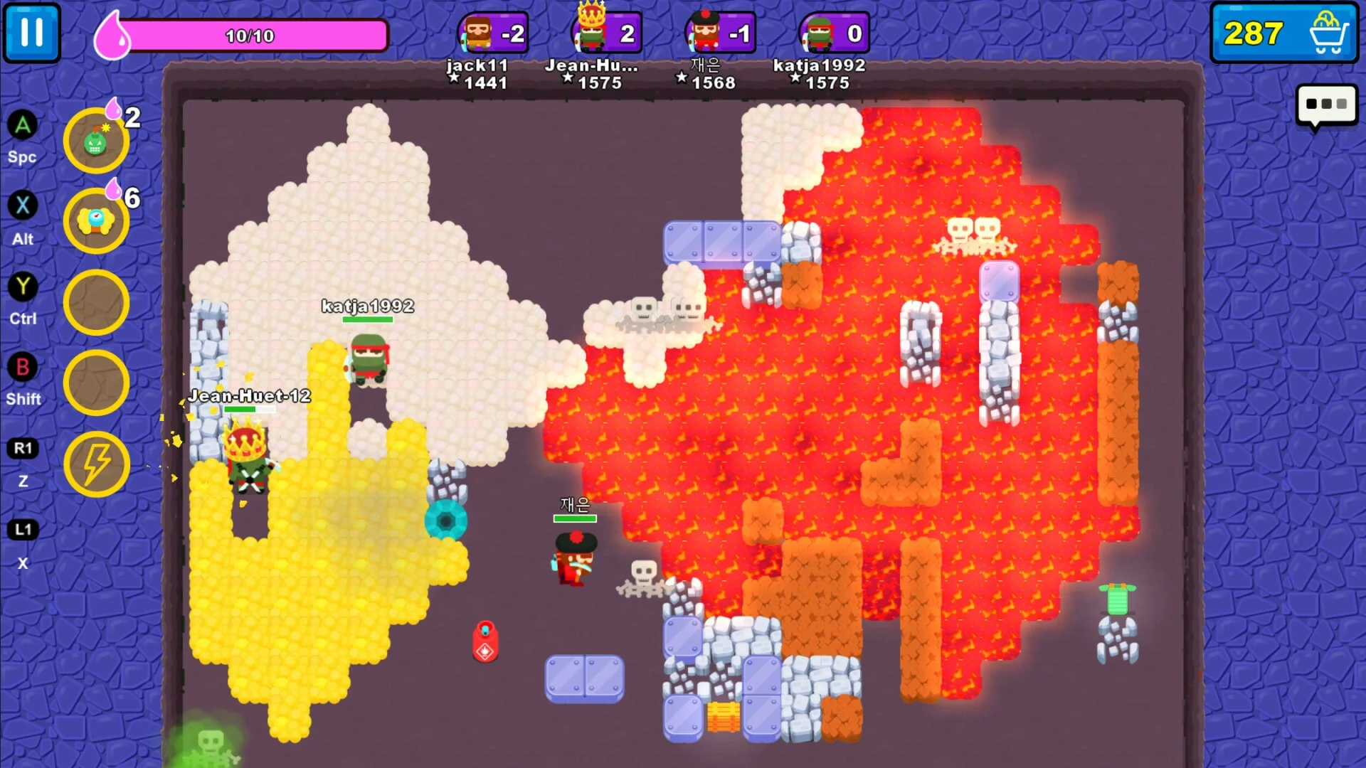 Изображение игры: Dig Bombers