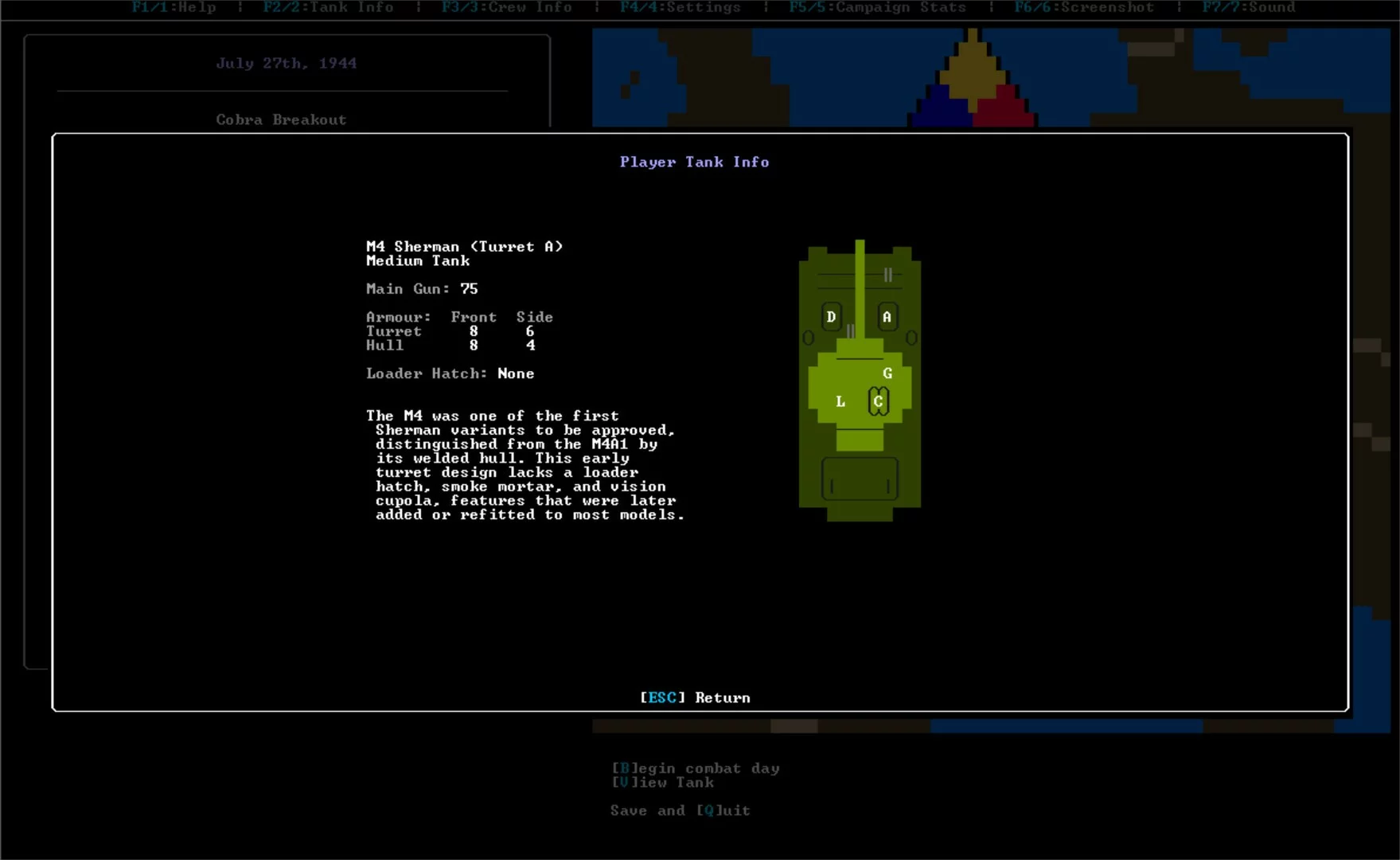 Изображение игры: Armoured Commander