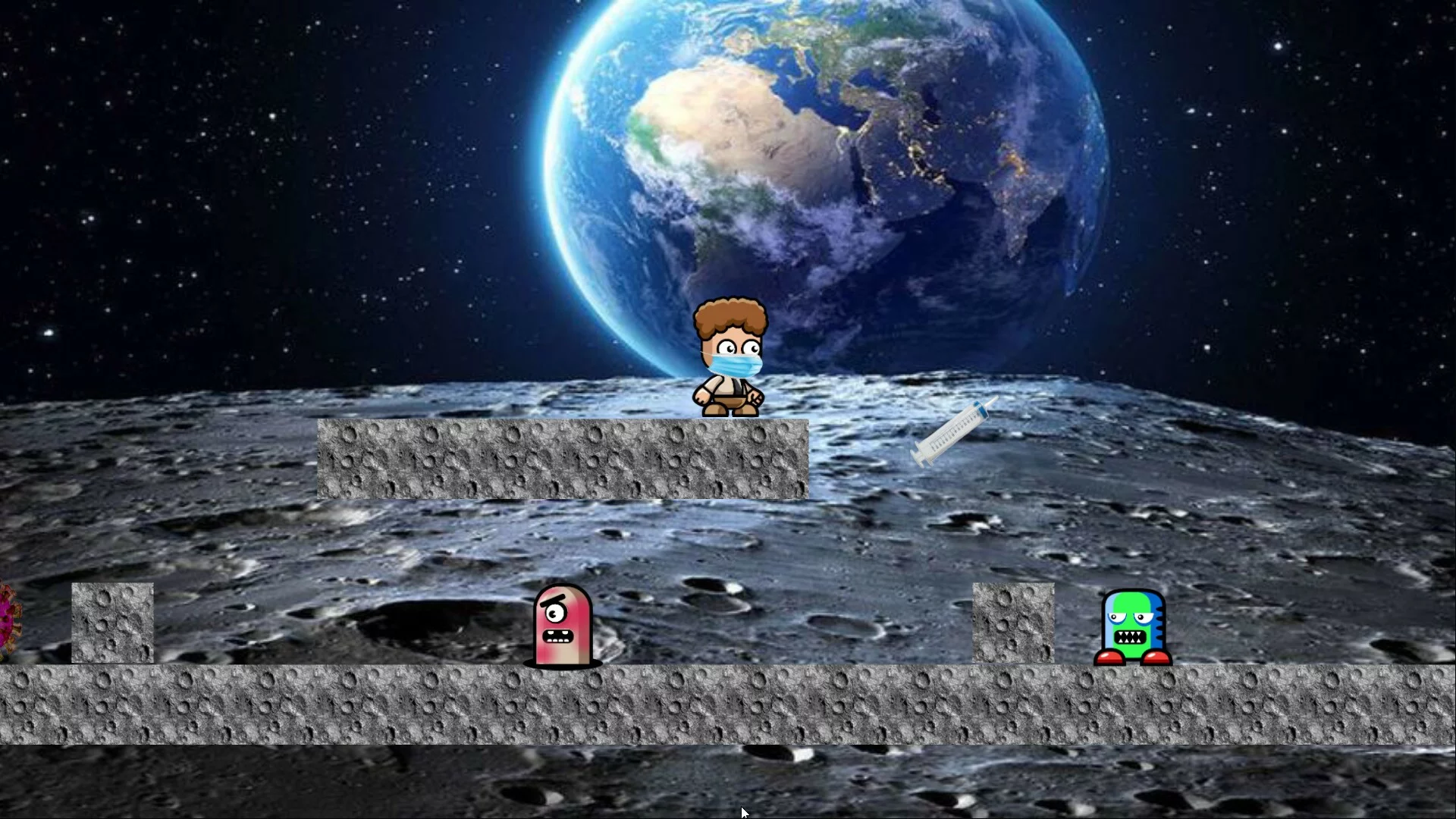 Изображение игры: Dead COVID-19 in space