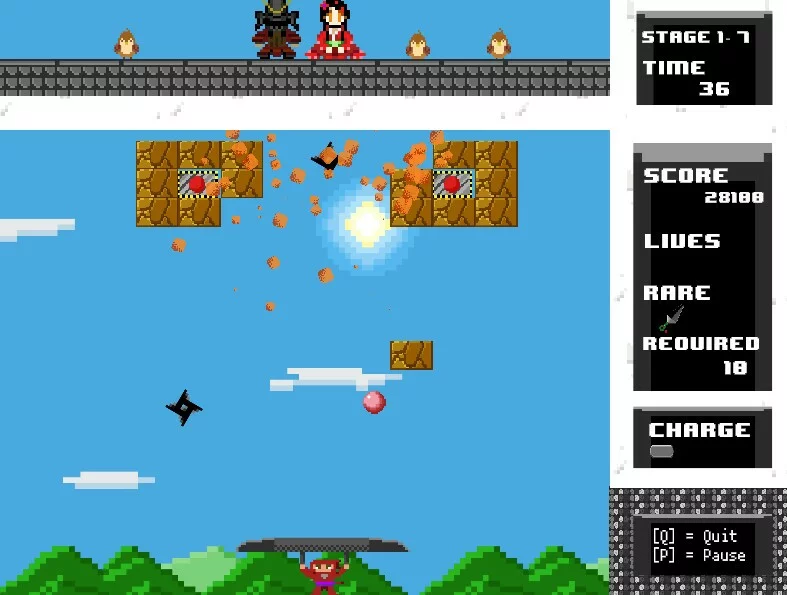 Изображение игры: Block Breaker Ninja