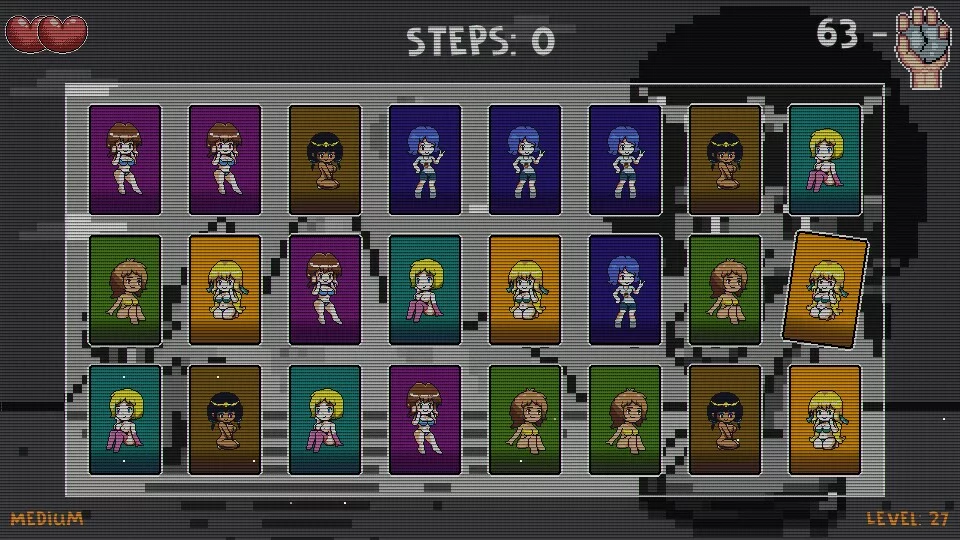 Изображение игры: Girls Memory Card