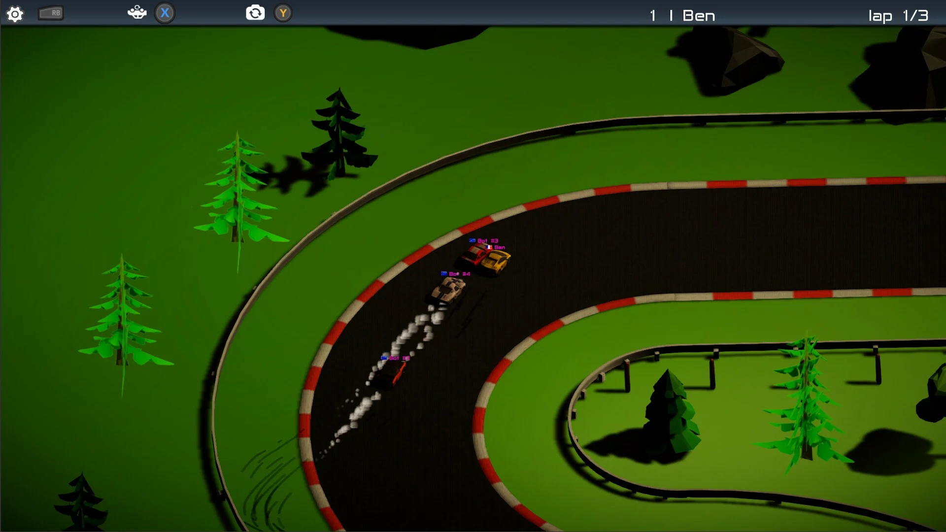 Изображение игры: Turbo Machines Mini Racing