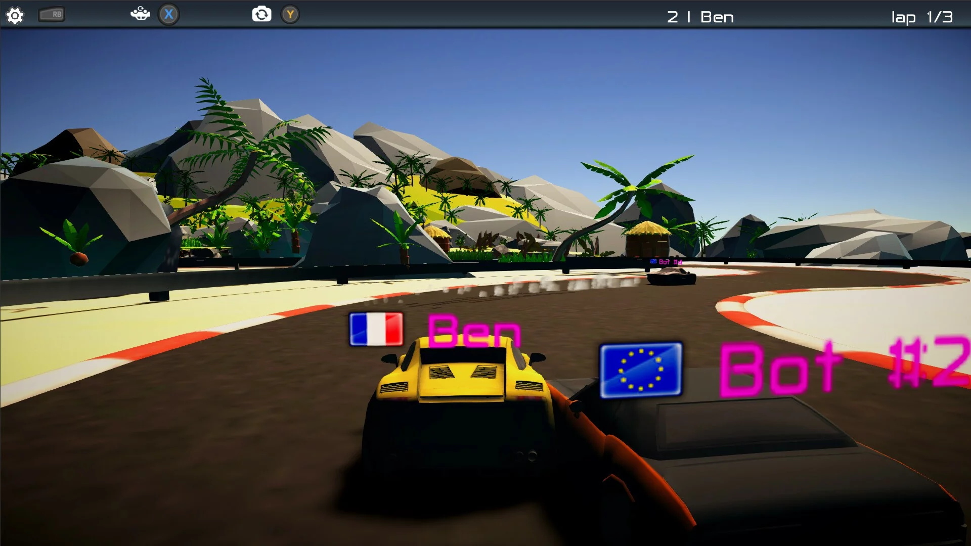 Изображение игры: Turbo Machines Mini Racing