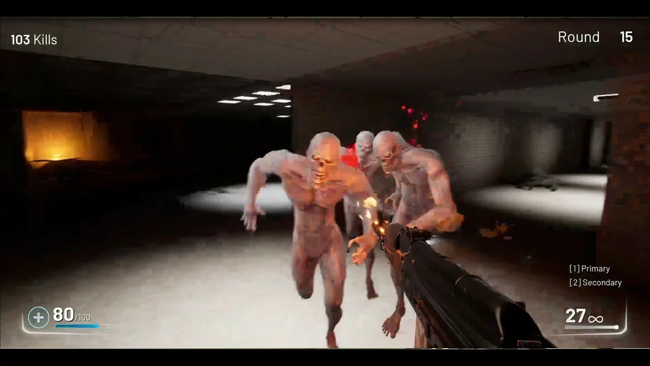 Изображение игры: Zombie School Survival