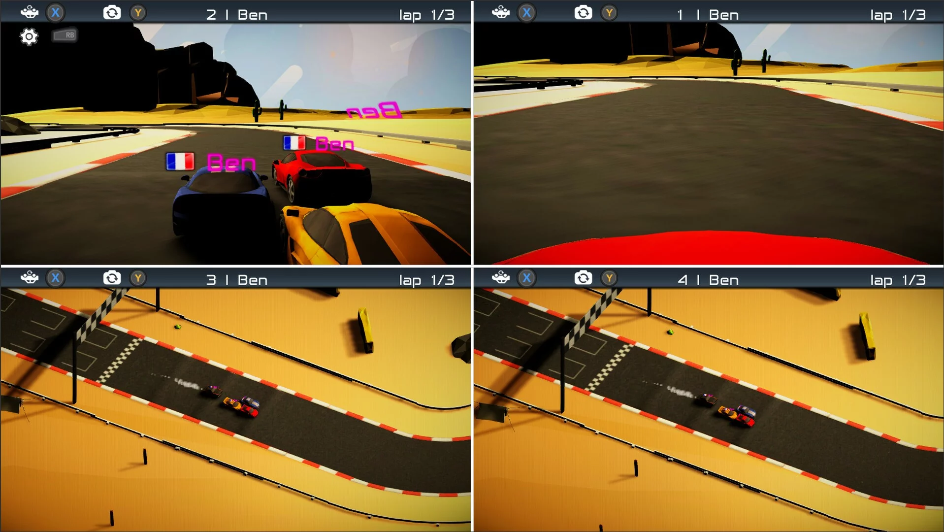 Изображение игры: Turbo Machines Mini Racing