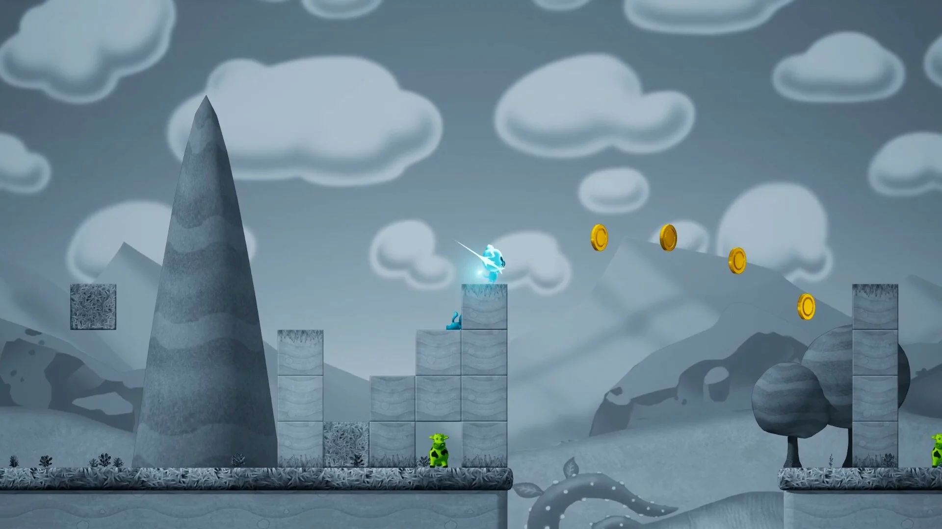 Изображение игры: Neko Ghost, Jump! Prologue