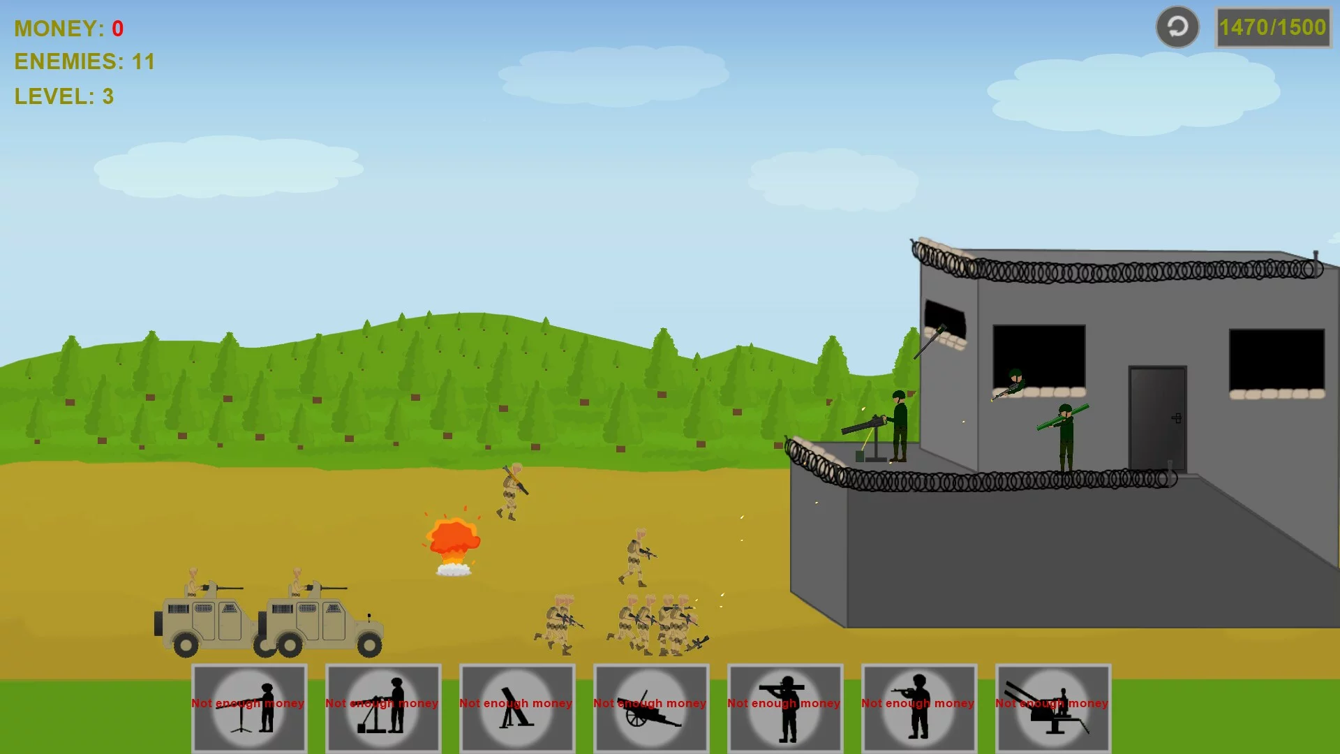 Изображение игры: Defensive Attacks