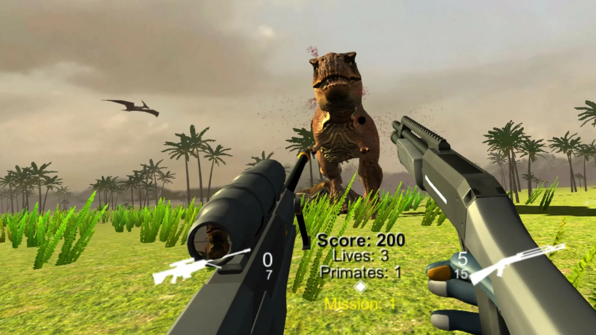Изображение игры: Dinosaur Hunting Patrol 3D Jurassic VR