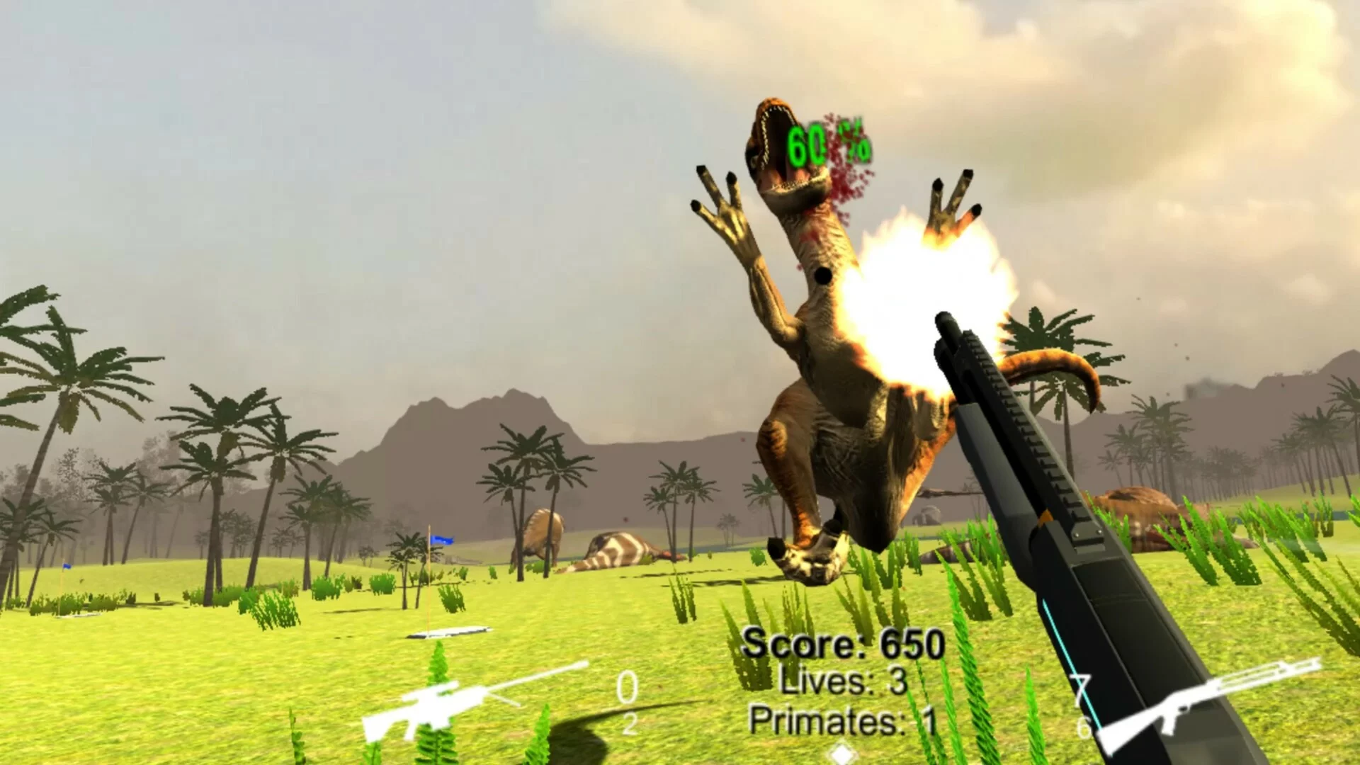 Изображение игры: Dinosaur Hunting Patrol 3D Jurassic VR