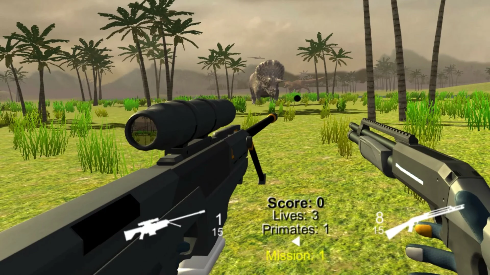 Изображение игры: Dinosaur Hunting Patrol 3D Jurassic VR