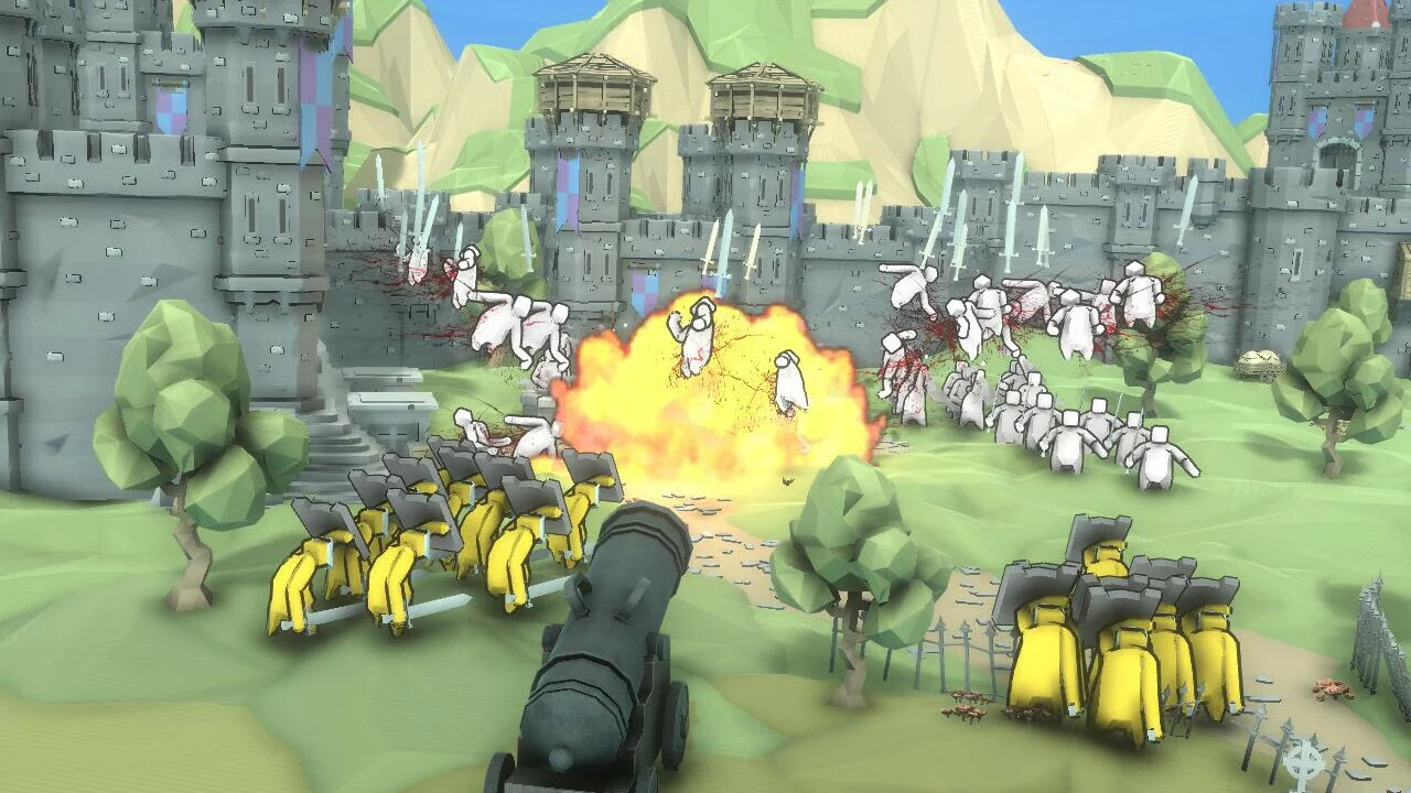 Изображение игры: Extremely Realistic Siege Warfare Simulator