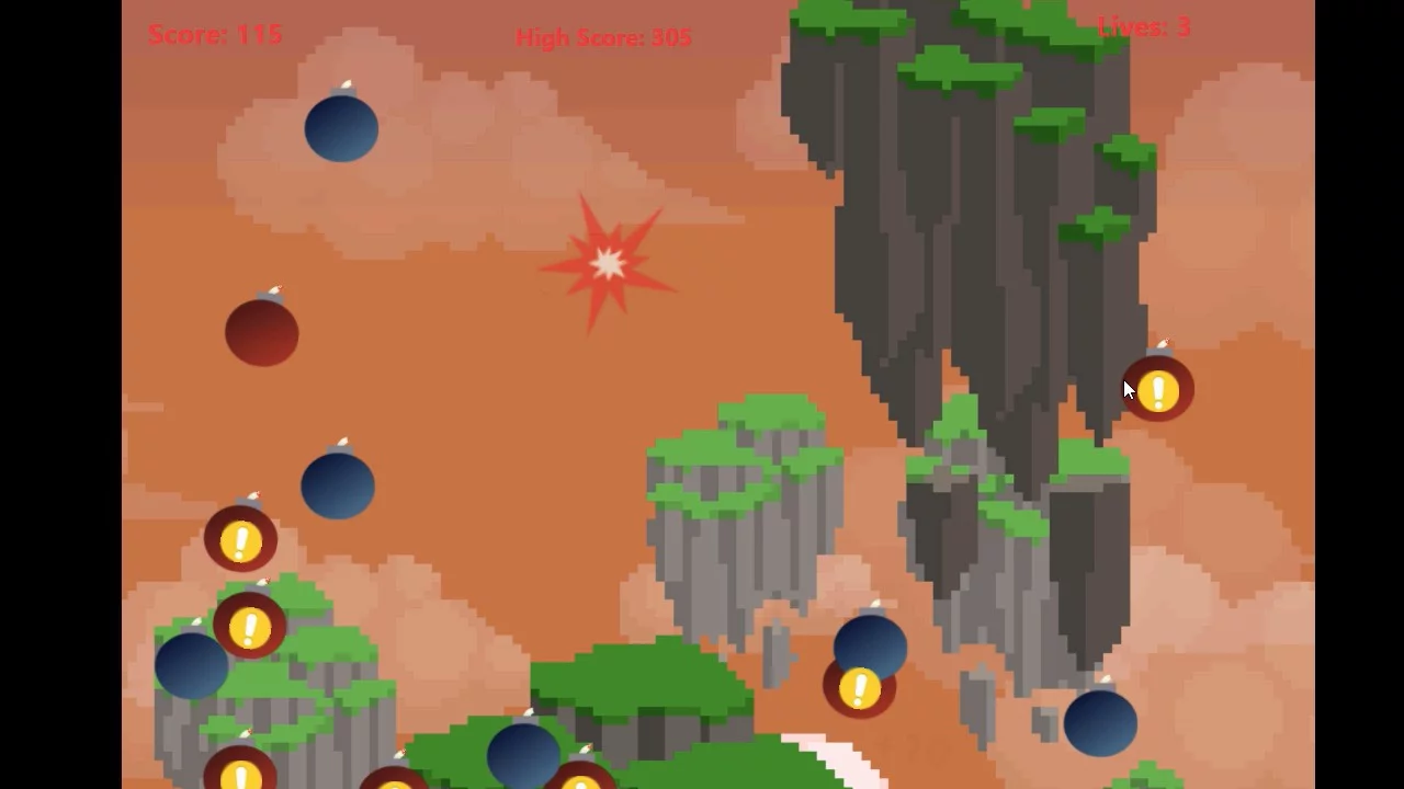 Изображение игры: Pixel Bombs