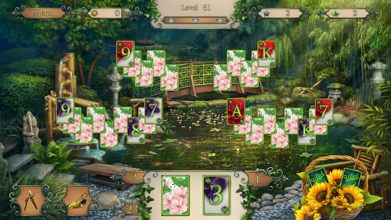Изображение игры: Flowers Garden Solitaire