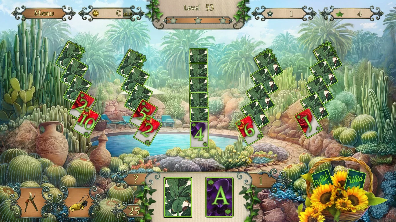 Изображение игры: Flowers Garden Solitaire