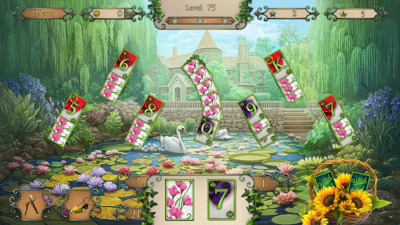 Изображение игры: Flowers Garden Solitaire