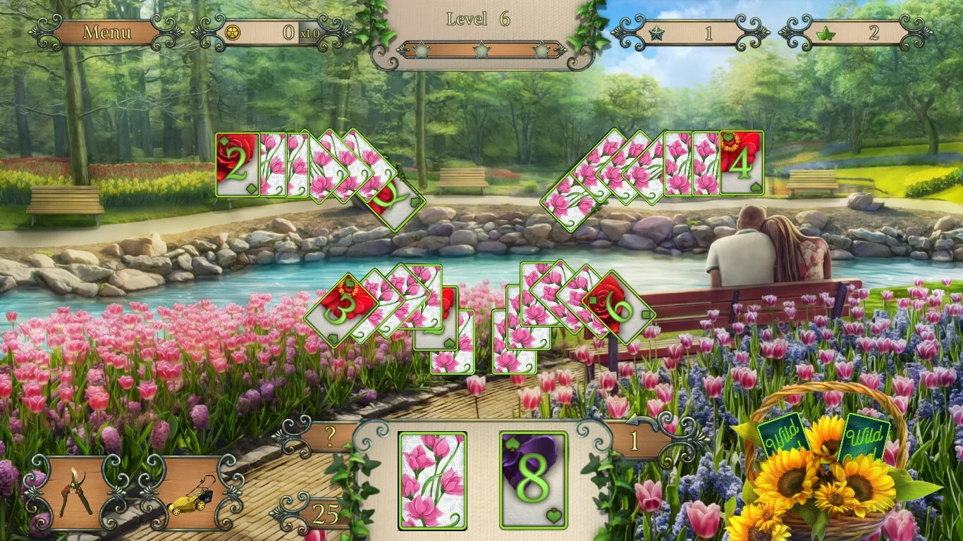Изображение игры: Flowers Garden Solitaire