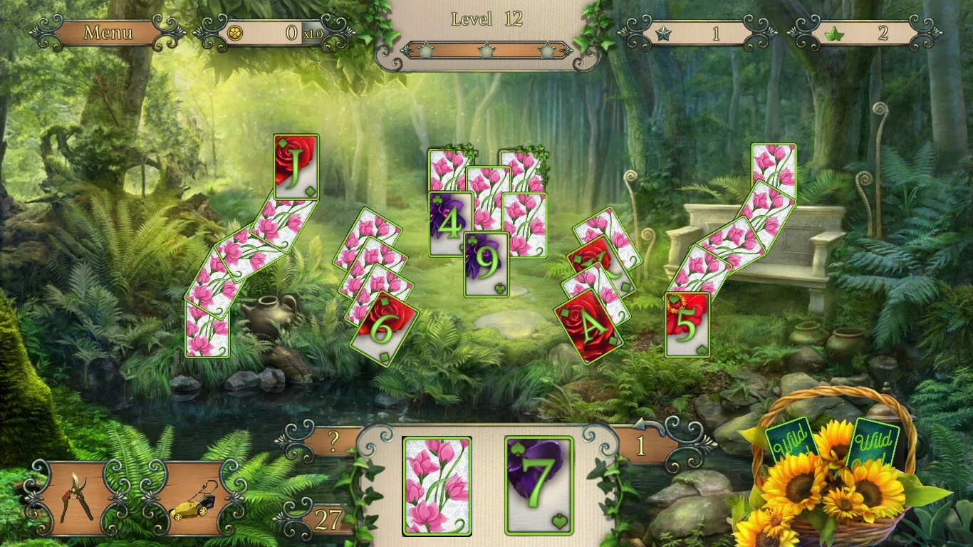 Изображение игры: Flowers Garden Solitaire