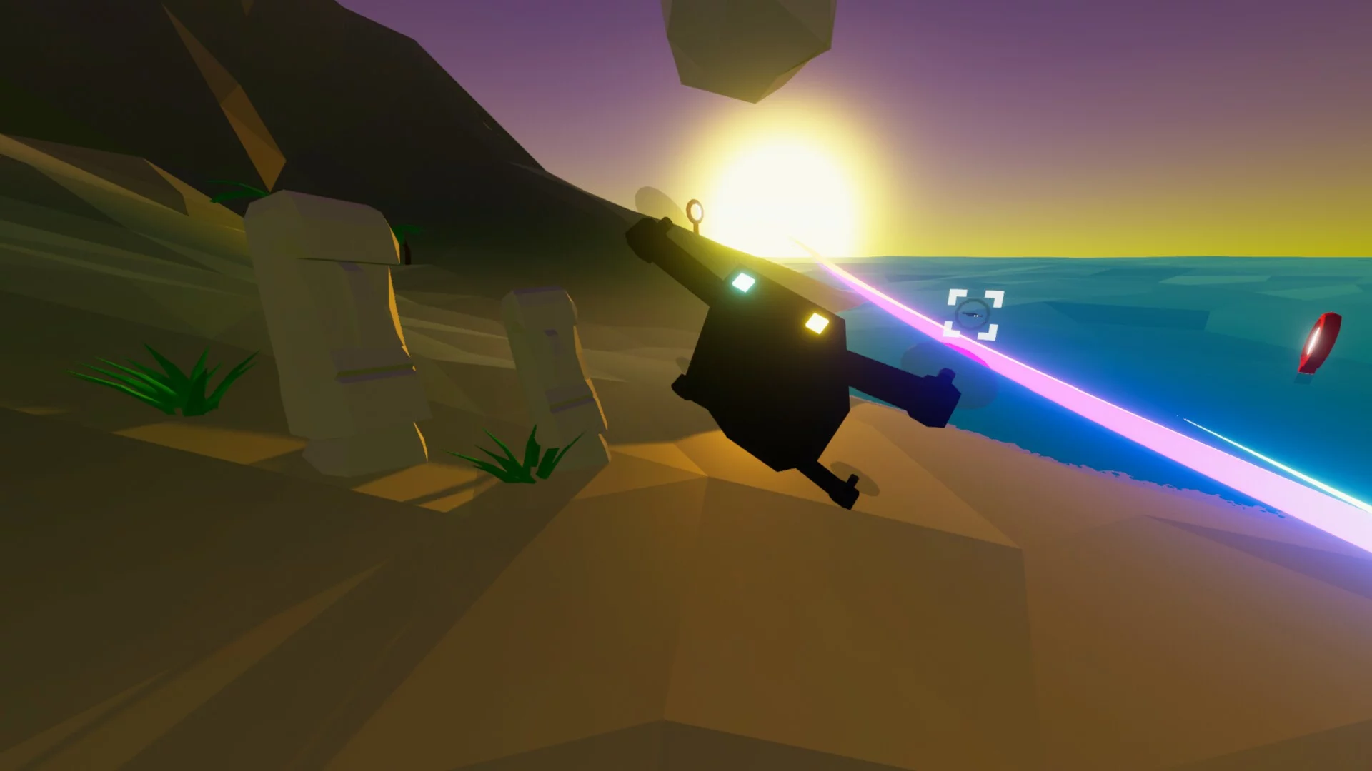 Изображение игры: Sunset 20 Drone Racer