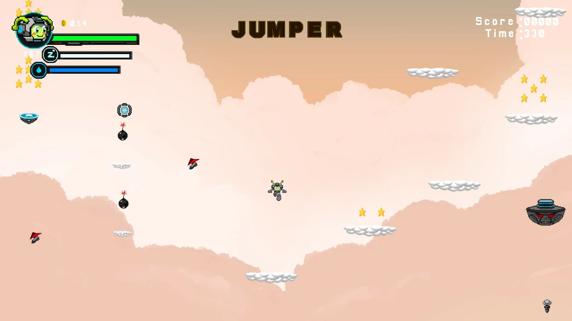 Изображение игры: Jumper Starman