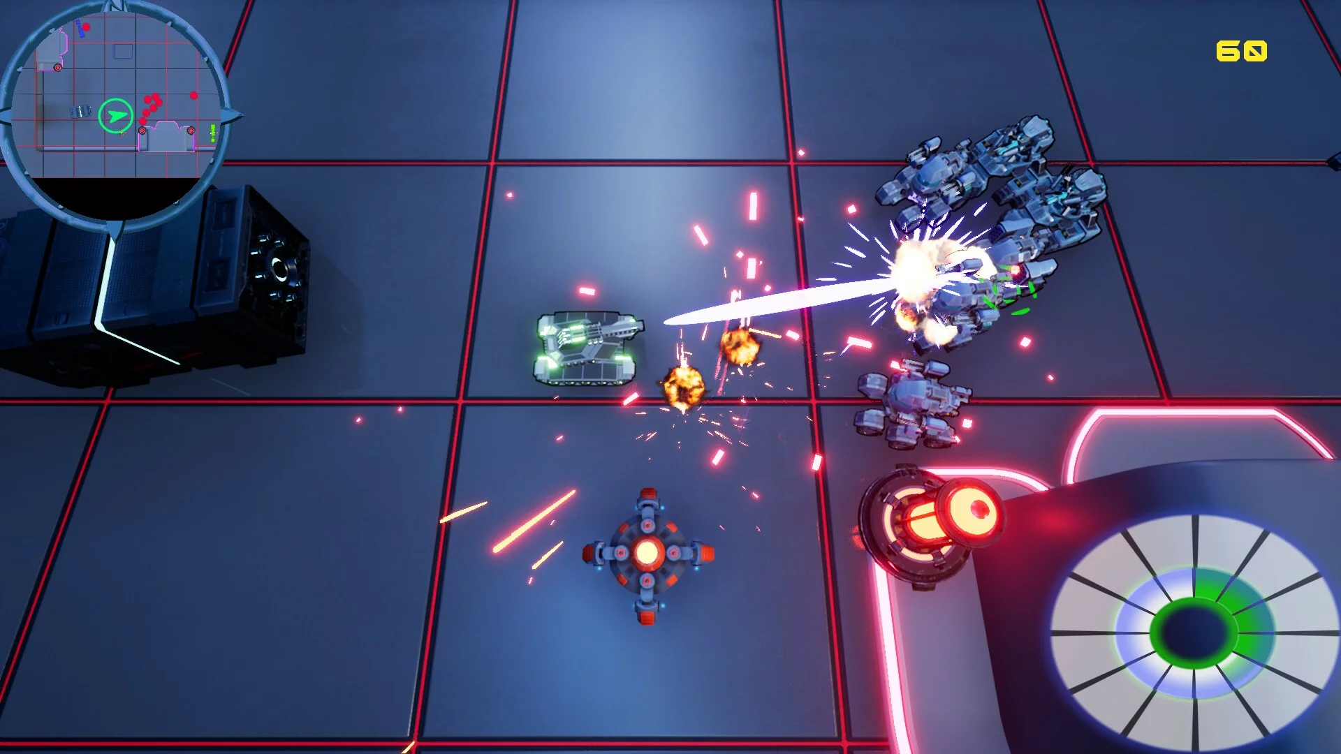 Изображение игры: Senshi Tank 2: Space Bots