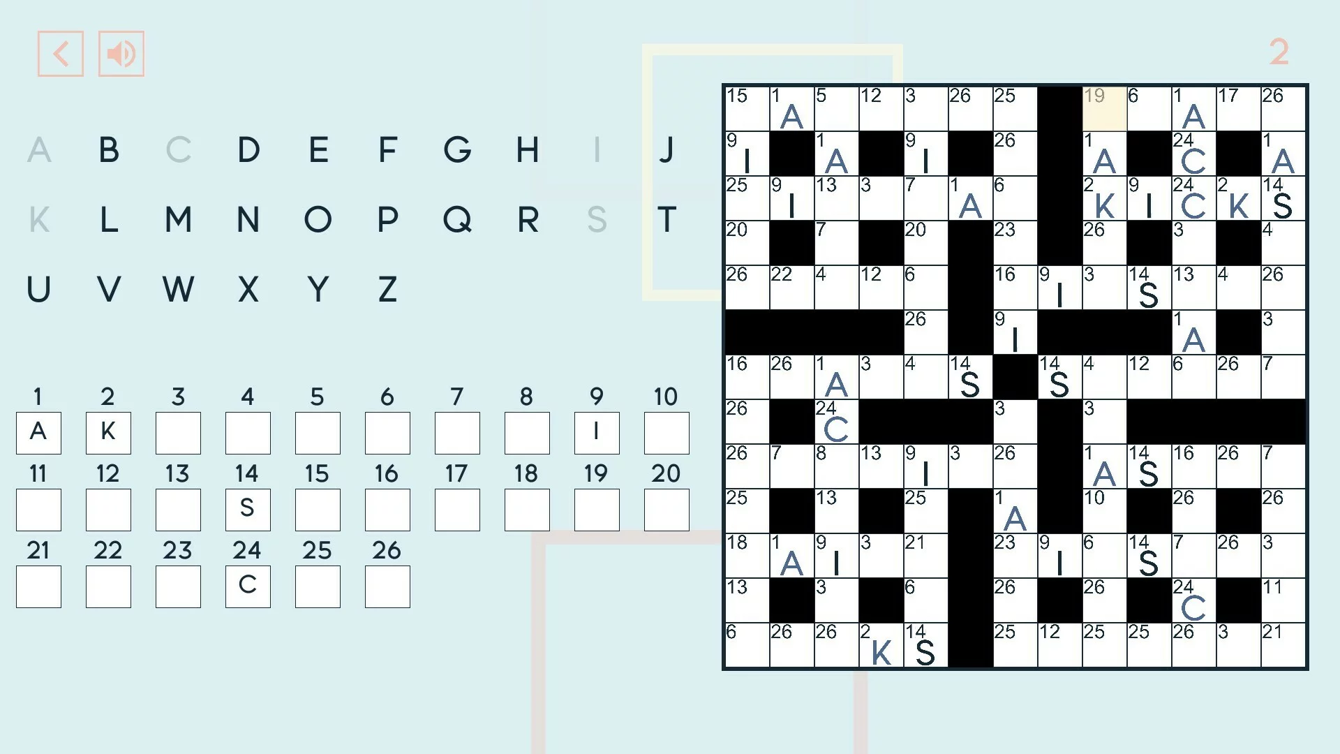 Изображение игры: Simply Puzzles: Codewords