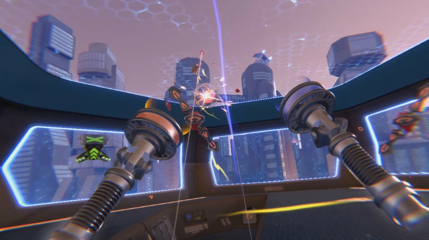 Изображение игры: Drone Wars VR