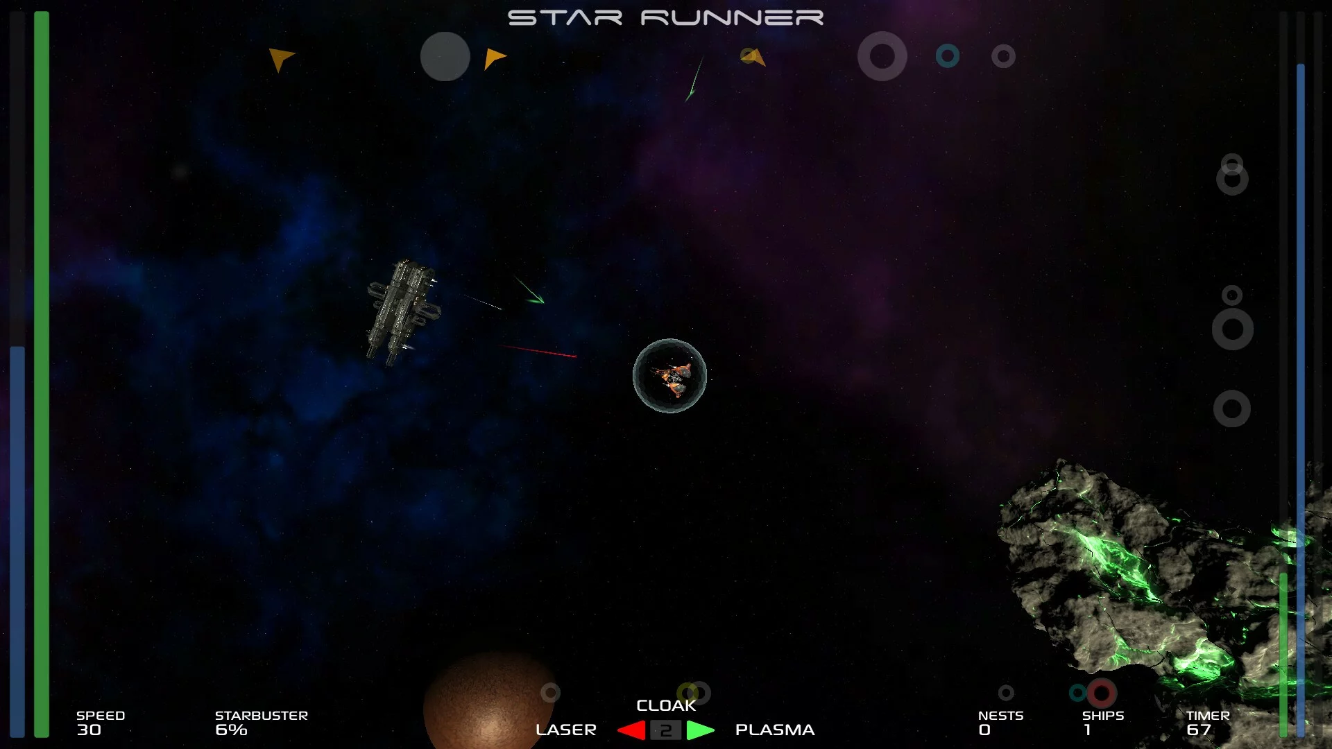 Изображение игры: Star Runner