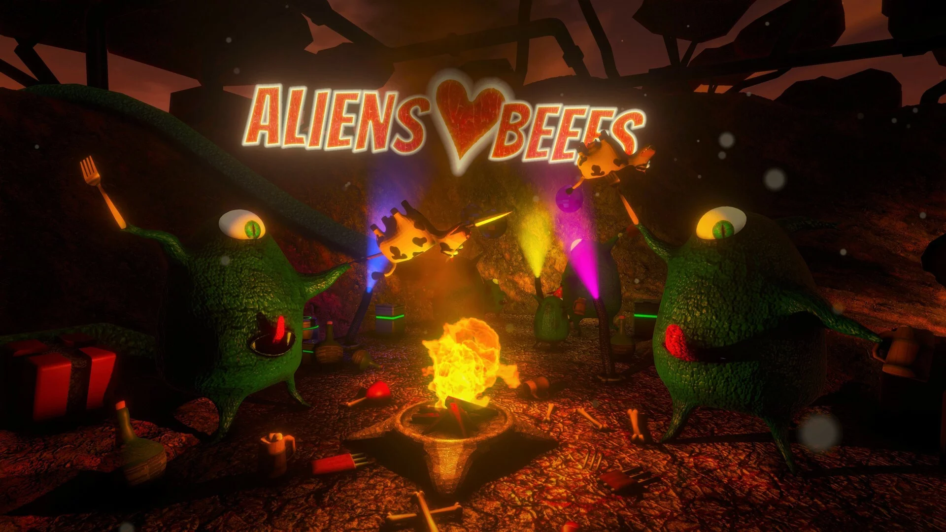 Изображение игры: Aliens Love Beefs