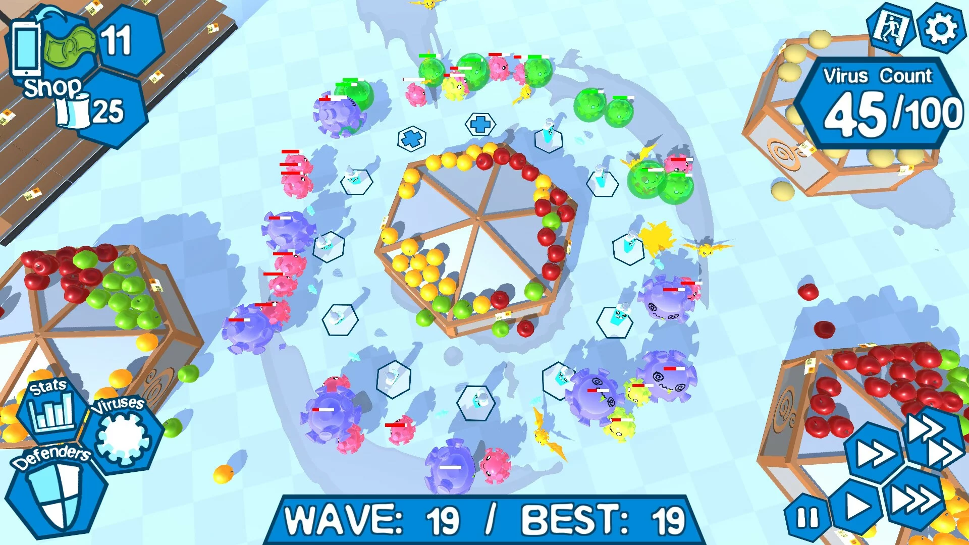 Изображение игры: COVID Kawaii!