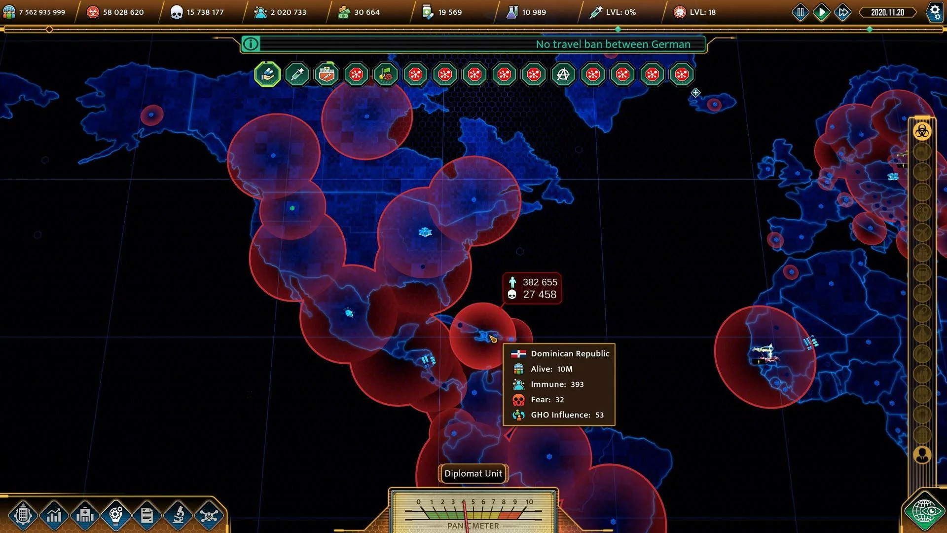 Изображение игры: COVID: The Outbreak