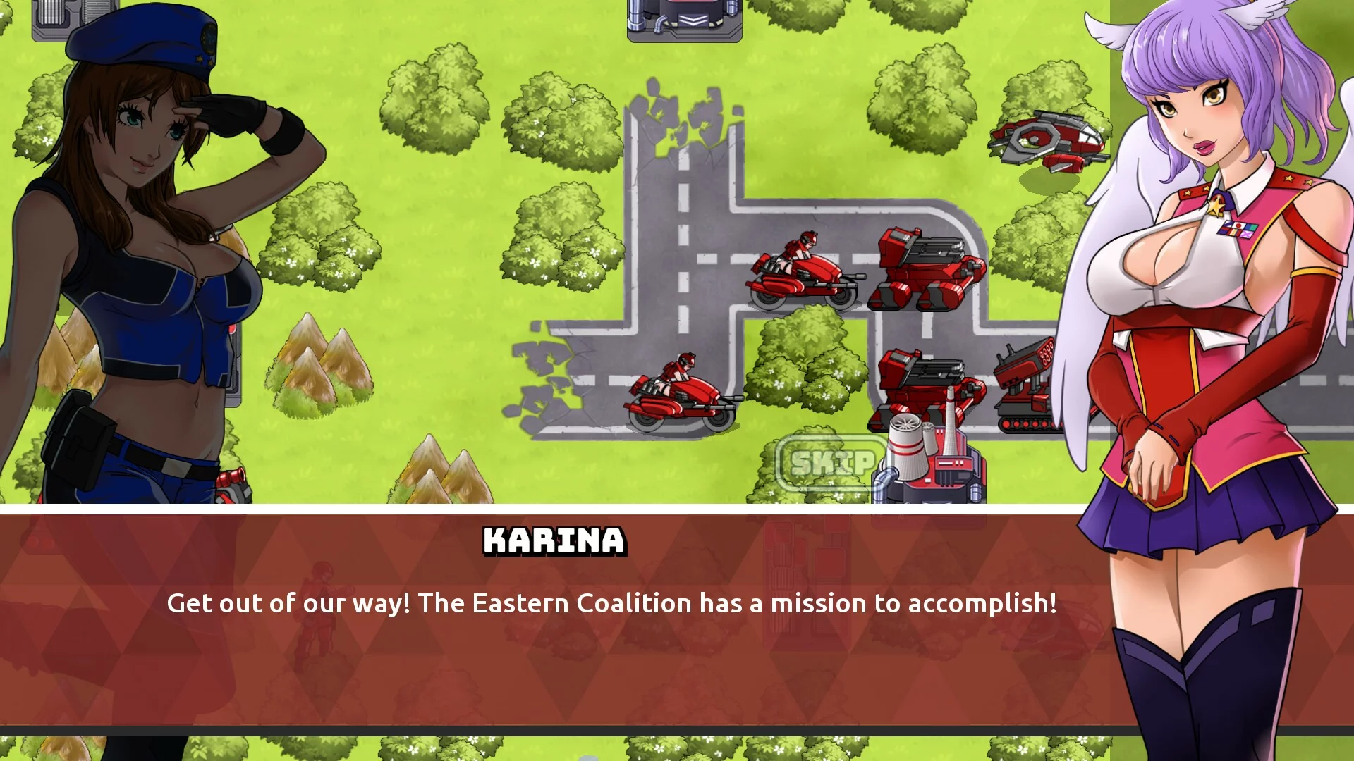 Изображение игры: Angels on Tanks