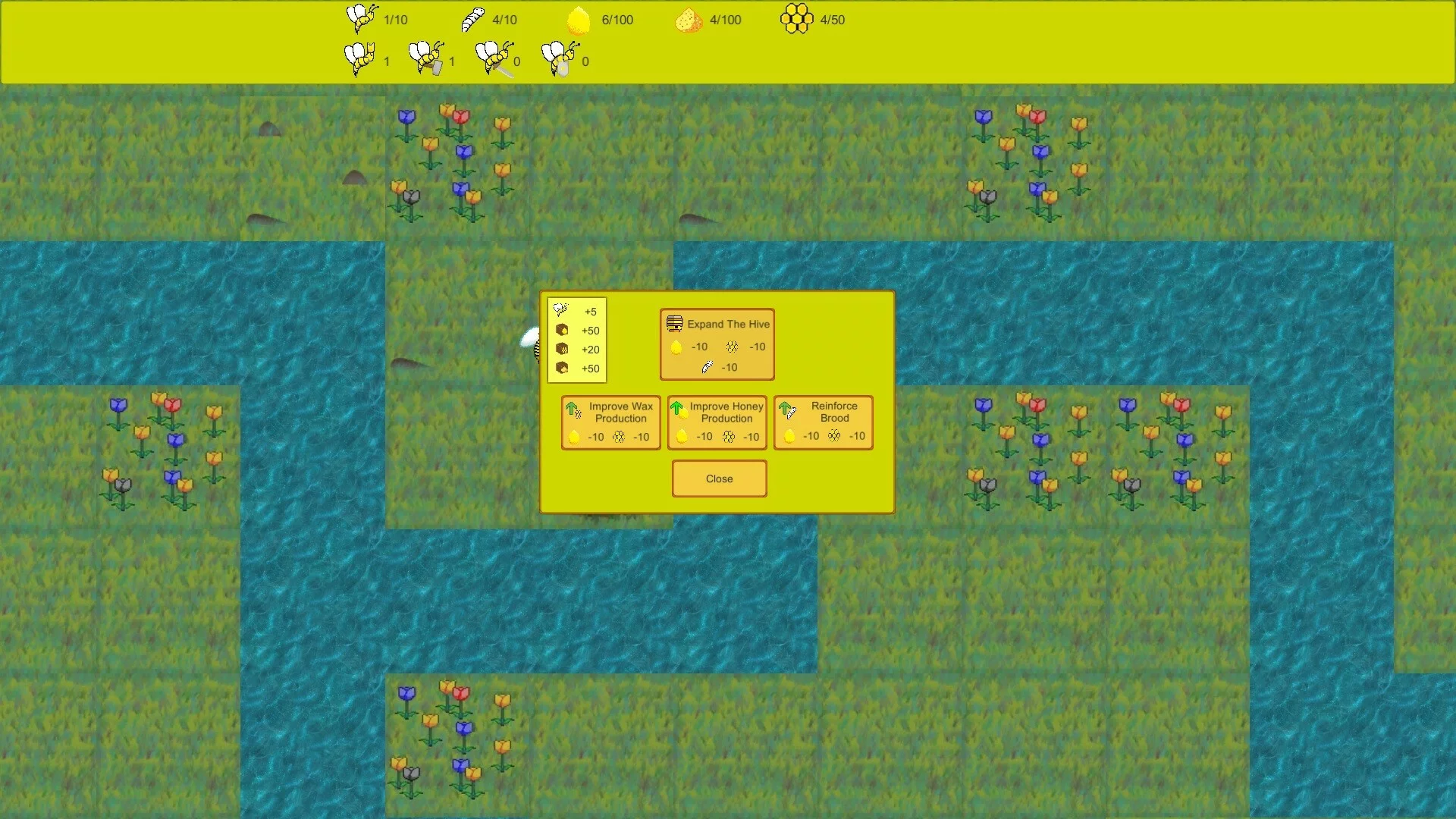 Изображение игры: Kingdom of Bees