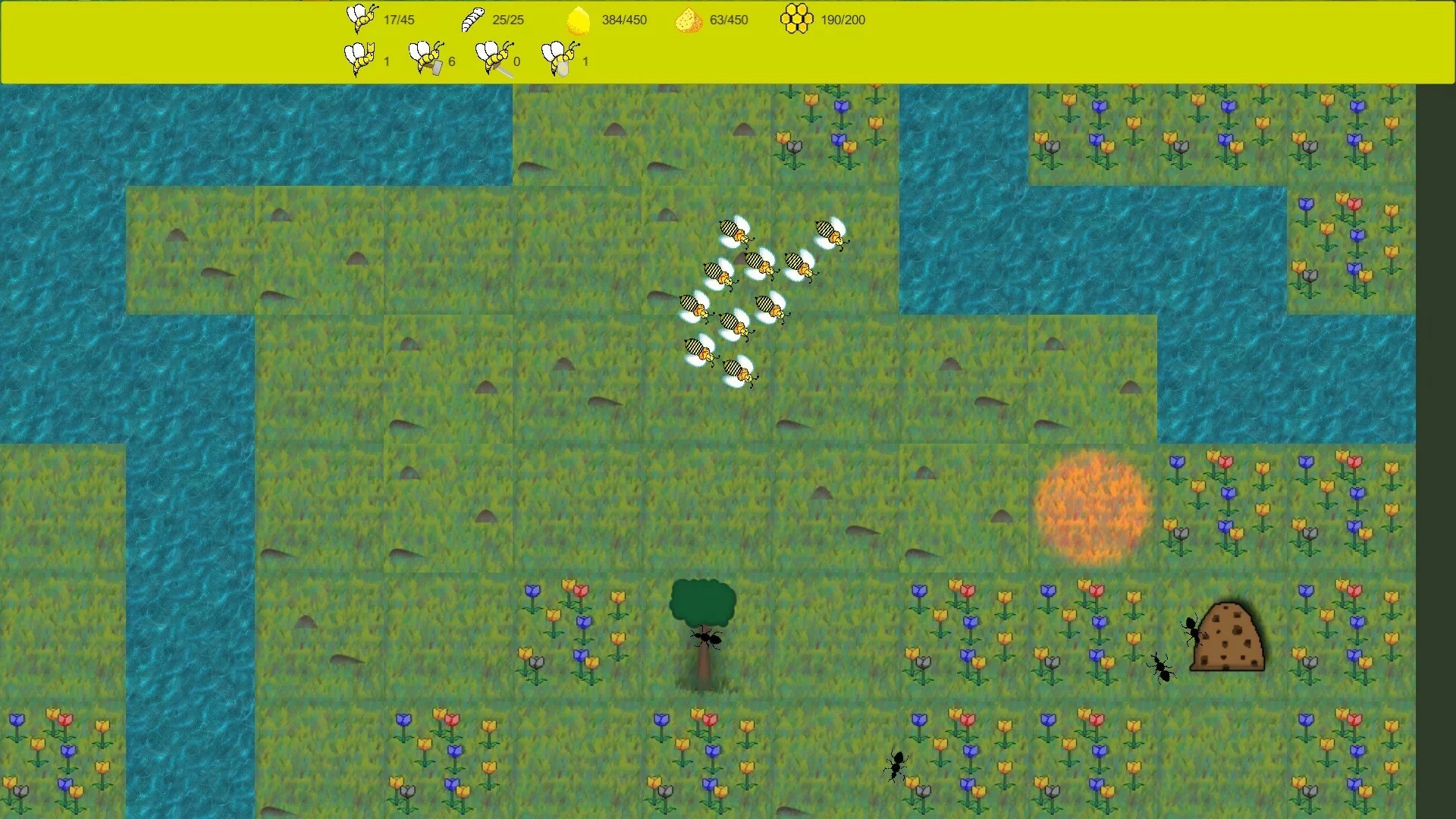 Изображение игры: Kingdom of Bees