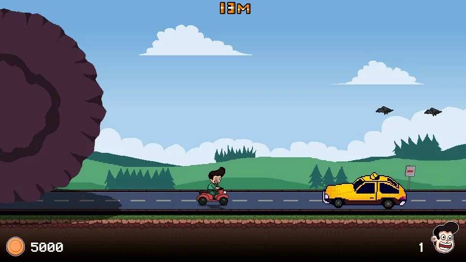 Изображение игры: MotoRun