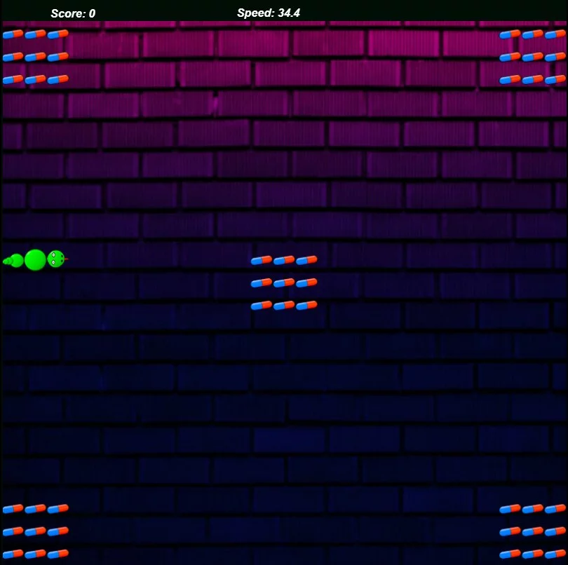 Изображение игры: Covid-19 Snake 2