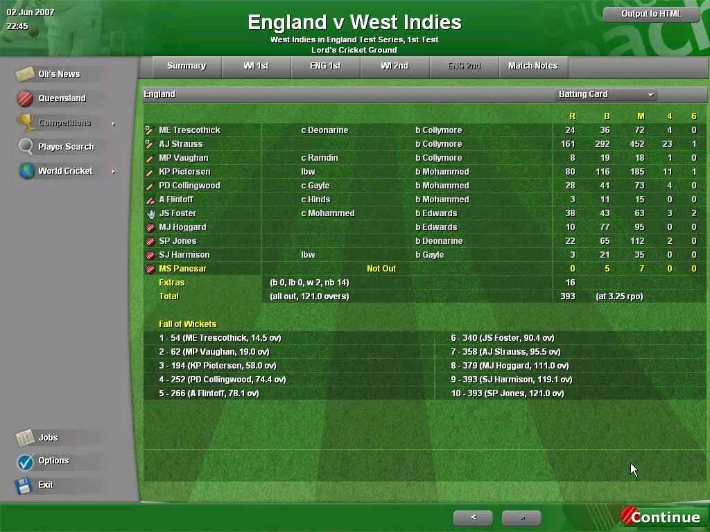Изображение игры: Cricket Coach 2007
