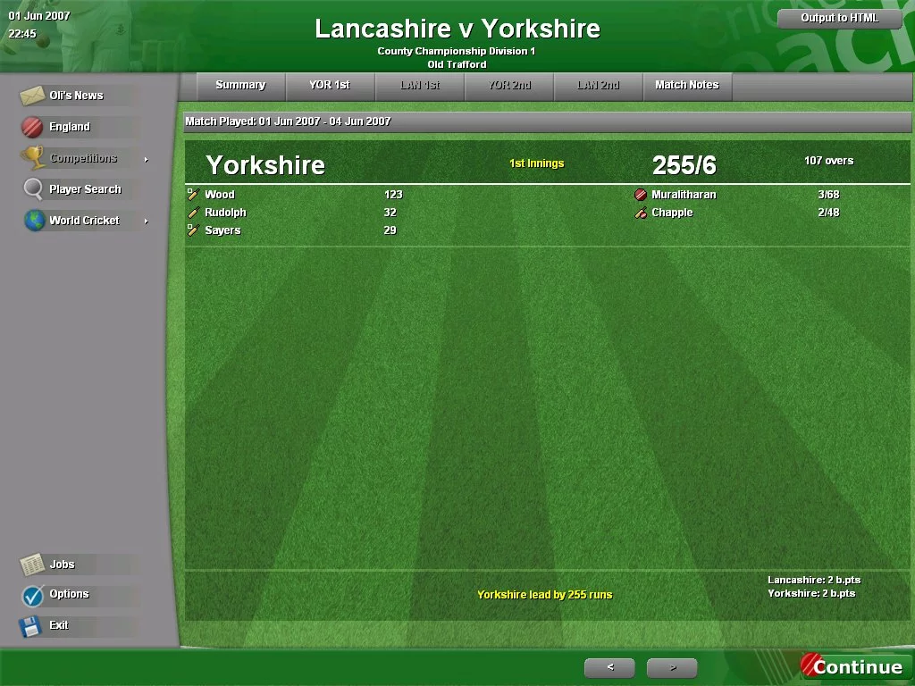Изображение игры: Cricket Coach 2007