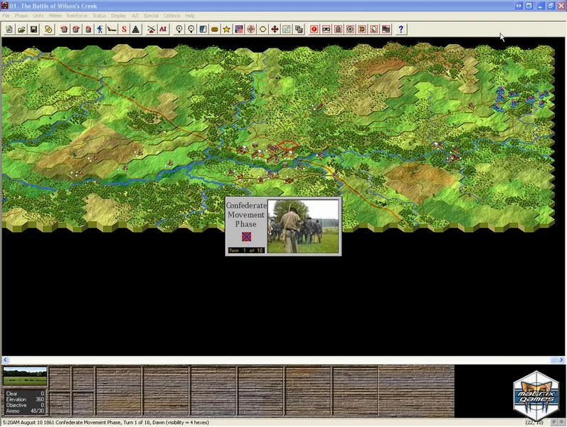 Изображение игры: John Tiller's Battleground Civil War