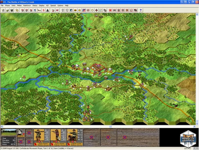 Изображение игры: John Tiller's Battleground Civil War