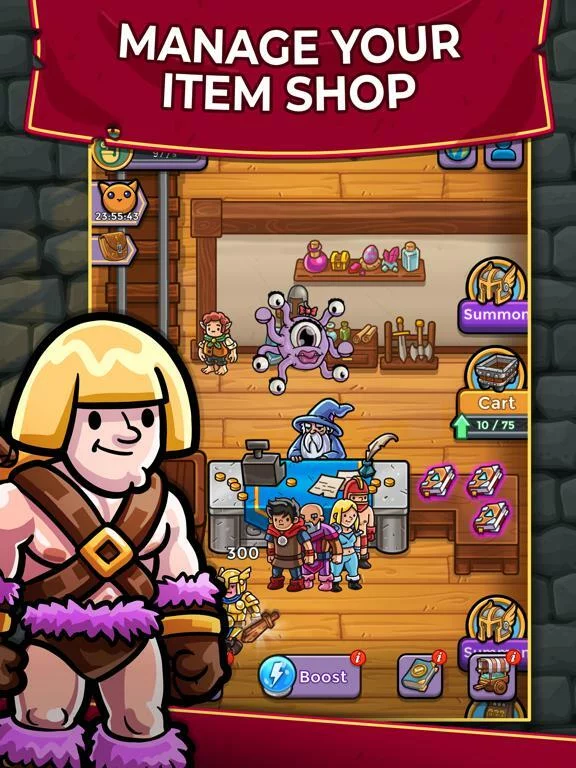 Изображение игры: Dungeon Shop Tycoon