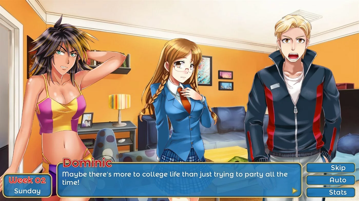 Изображение игры: Roommates Visual Novel