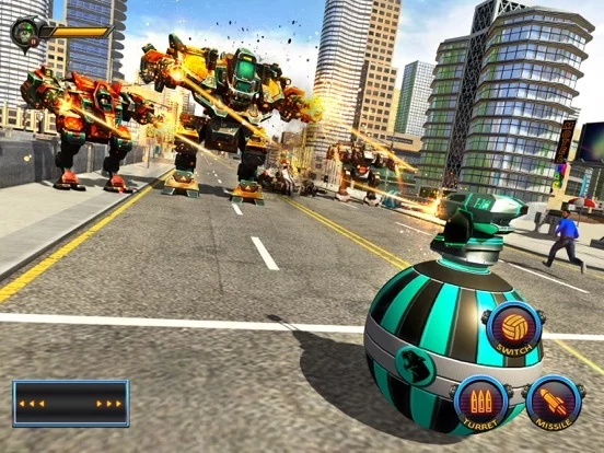 Изображение игры: Panther Superhero City Battle