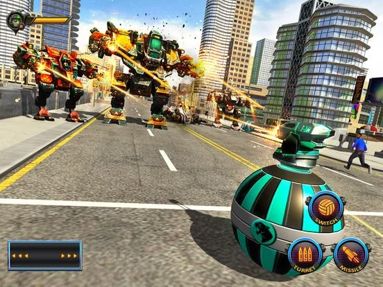 Изображение игры: Panther Superhero City Battle