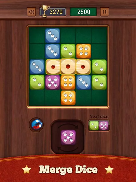 Изображение игры: Woody Dice Merge