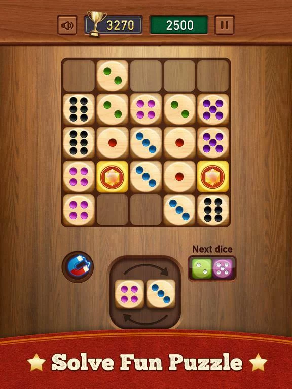 Изображение игры: Woody Dice Merge