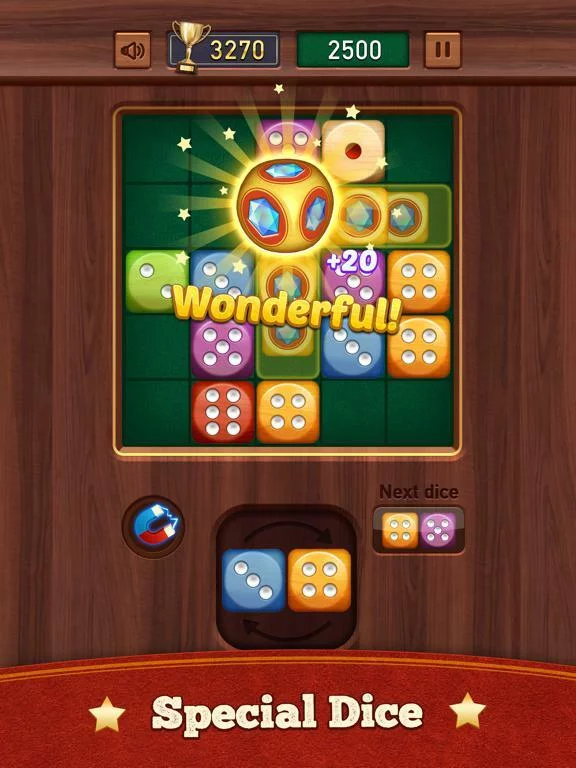 Изображение игры: Woody Dice Merge
