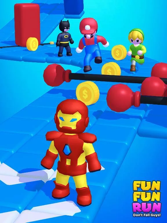 Изображение игры: Fun Fun Run: Don't Fall Guys!